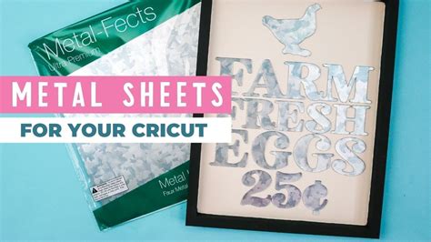 cricut cut metal sheet|metal sheets for Cricut maker.